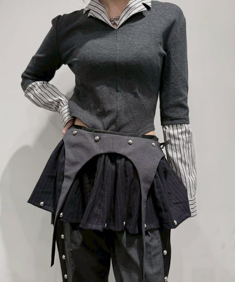 【RE;CIRCLE】 RE Suit Skirt/ 260219-026
