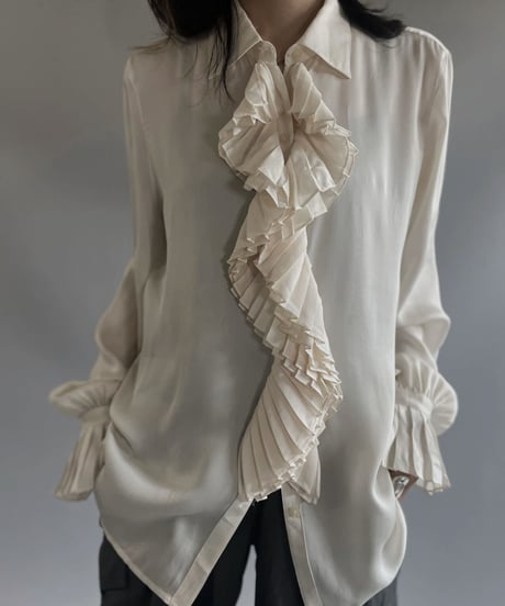 【USED】 Ralph Lauren L/S frill Shirt / 230708-025