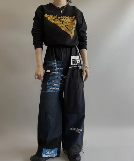 【RE;CIRCLE】RE Eco-Friendly Bag Cargo Pants Black / 230828-015