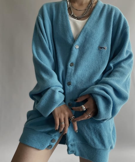【USED】  J.C.Penney Acrylic Knit Cardigan / 221008-033