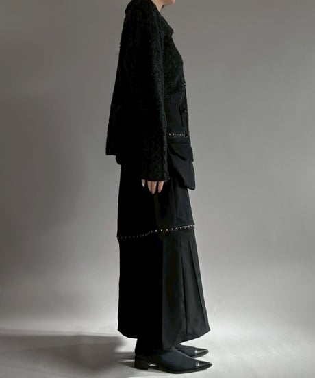【RE;CIRCLE】 RE Suit Asymmetry Long Skirt / 260129-015