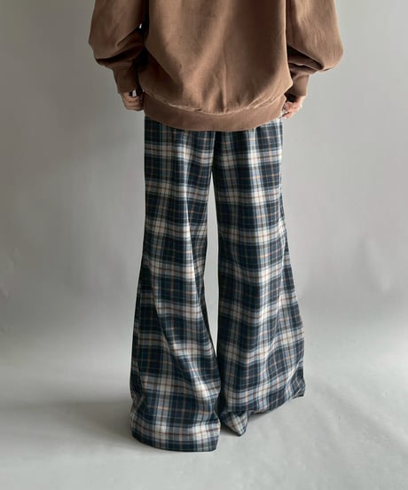 【USED】 Checked Easy Pants / 251108-006