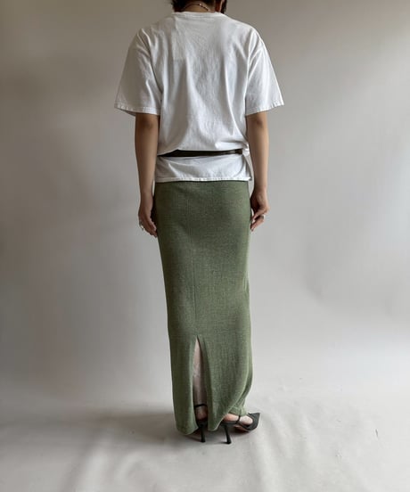 【USED】 Summer Knit Long Skirt  / 250719-022