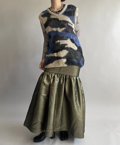 【USED】 Heaven Mohair Knit Vest /241006-013