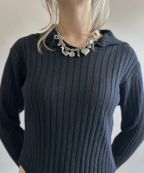 【RE;CIRCLE】 RE Rib Knit Leotard Top / 260416-004