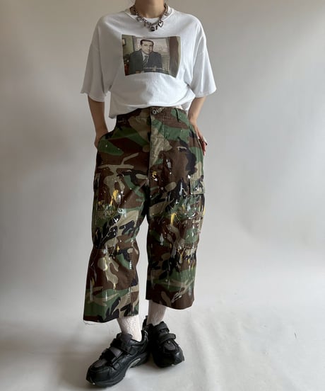 【USED】 Fruit of the Loom Person Print T-Shirt / 250719-011