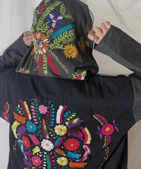 【RE;CIRCLE】RE Embroidery Ethnic Mexican Parker ①/210617-019