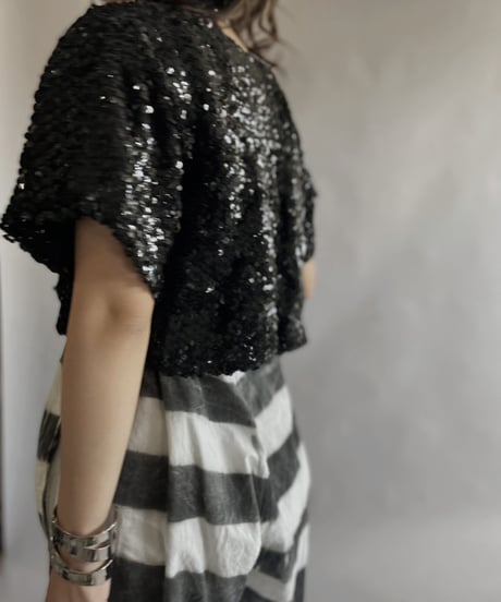 【USED】 S/S Spangle Top / 230527-028