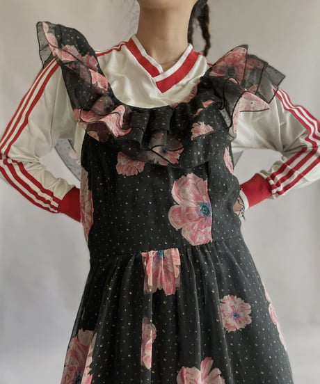 【USED】 Vera Mont Flower Patterned Poly One-piece / 230325-021