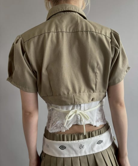 【Chinatsu Aoyama】 RE Makers Shirt Khaki / 260702-005