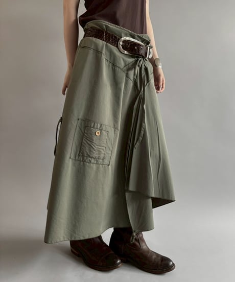 【USED】 Design Long Skirt /260607-004