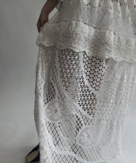 【RE;CIRCLE】 RE Crochet Lace One-piece / 220728-034