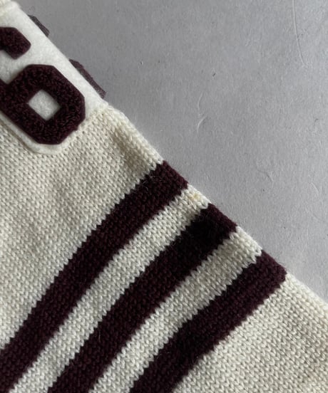 【USED】 Vintage Lettered Knit Top/241130-014