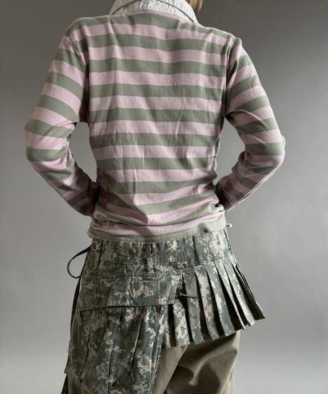 【RE;CIRCLE】 RE Military Camouflage Wrap Skirt / 260226-006