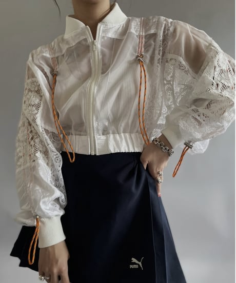 【RE;CIRCLE】 RE White Patch Short Blouson / 240509-005