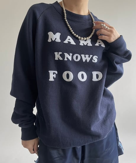 【USED】 Made in USA 90's Santee MAMA Sweat /250215-005