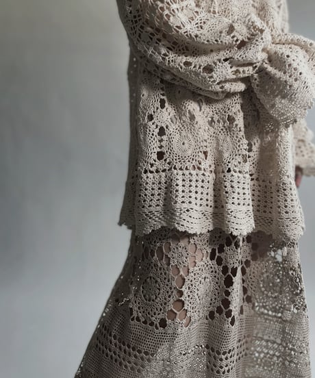 【RE;CIRCLE】 RE Crochet Lace One-piece / 220623-004
