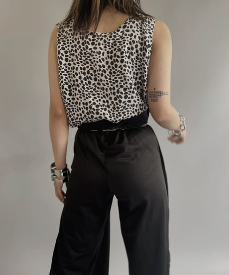 【USED】 Leopard Pattern Sleeveless top / 230624-024