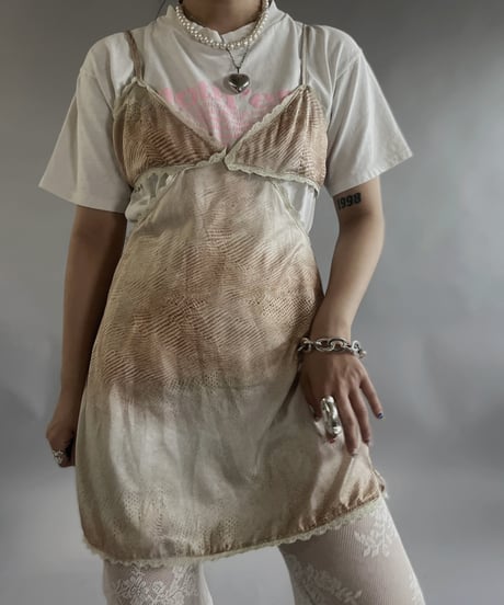 【USED 】Patterned Camisole One-Piece /240505-013