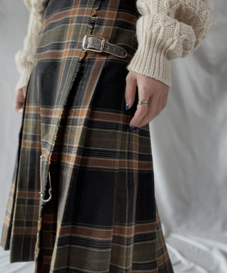 【USED】 Kilt Skirt/220102-025