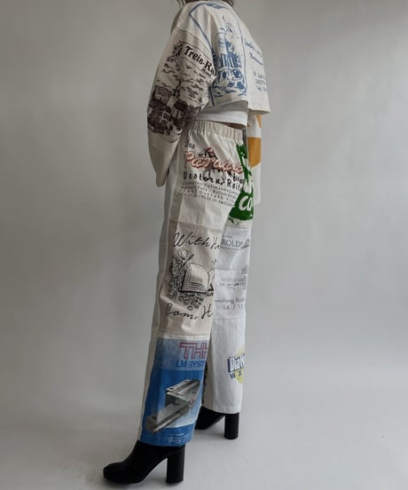 【RE;CIRCLE】 RE Eco-Friendly Bag Straight Pants / 220825-005