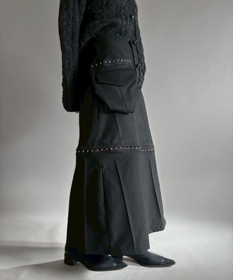 【RE;CIRCLE】 RE Suit Asymmetry Long Skirt / 260129-015