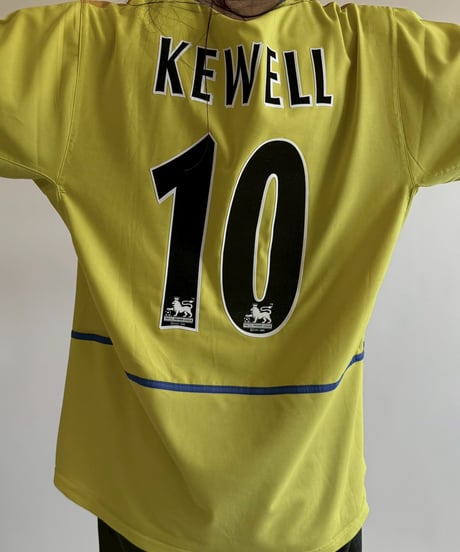 【USED】 Nike 02~03's Leeds United KEWELL Soccer Shirt/ 250607-038