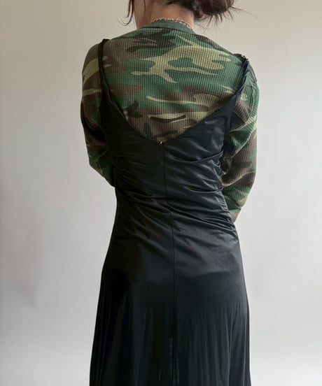 【USED】 Lace Pattern Camisole Long One-Piece   /250412-038
