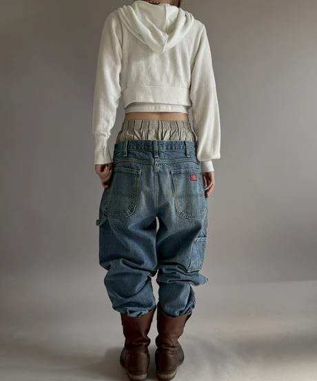 【RE;CIRCLE】 RE Hooded Acrylic Short Cardigan / 260205-016