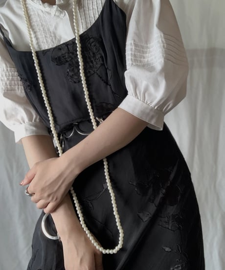 【USED】 Flower Patterned Camisole One-Piece/210714-026
