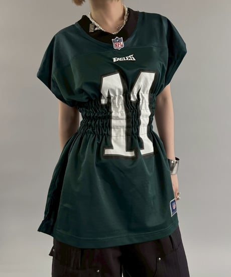 【RE;CIRCLE】 Shirring Football Shirt  /  250904-004