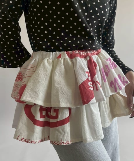【値下不可】the tiny shop by mori リメイク スカート 値下不可】the tiny shop by mori リメイク スカート