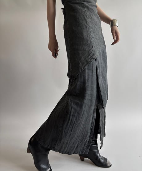 【USED】 N/S Linen Design One-Piece / 250823-031