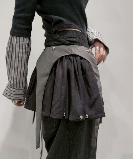 【RE;CIRCLE】 RE Suit Skirt/ 260219-028