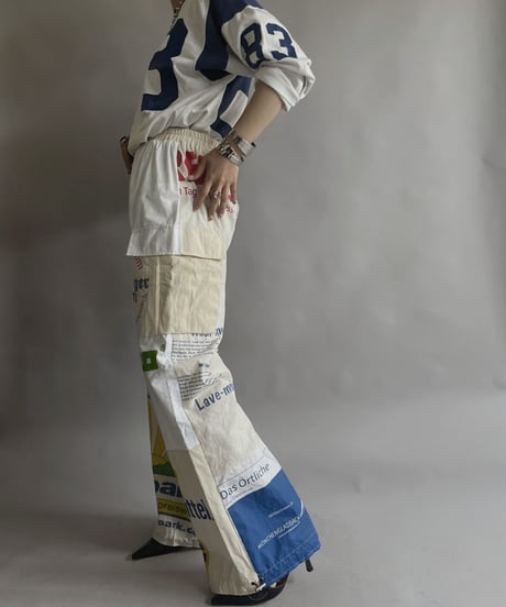 【RE;CIRCLE】RE Eco-Friendly Bag Rraw Cord Pants / 230427-005