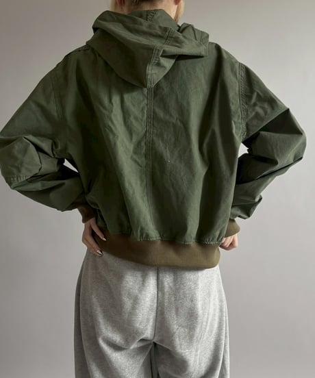 【RE;CIRCLE】RE U.S Military Rebuild Hooded Fireman Jacket Khaki / 260226-017