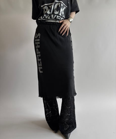 【USED】MEMPHIS Rhinestones  Skirt/250823-028