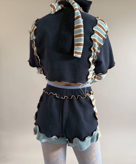 【RE;CIRCLE】 RE Mellow Sweat Set-up + Tie / 260122-023