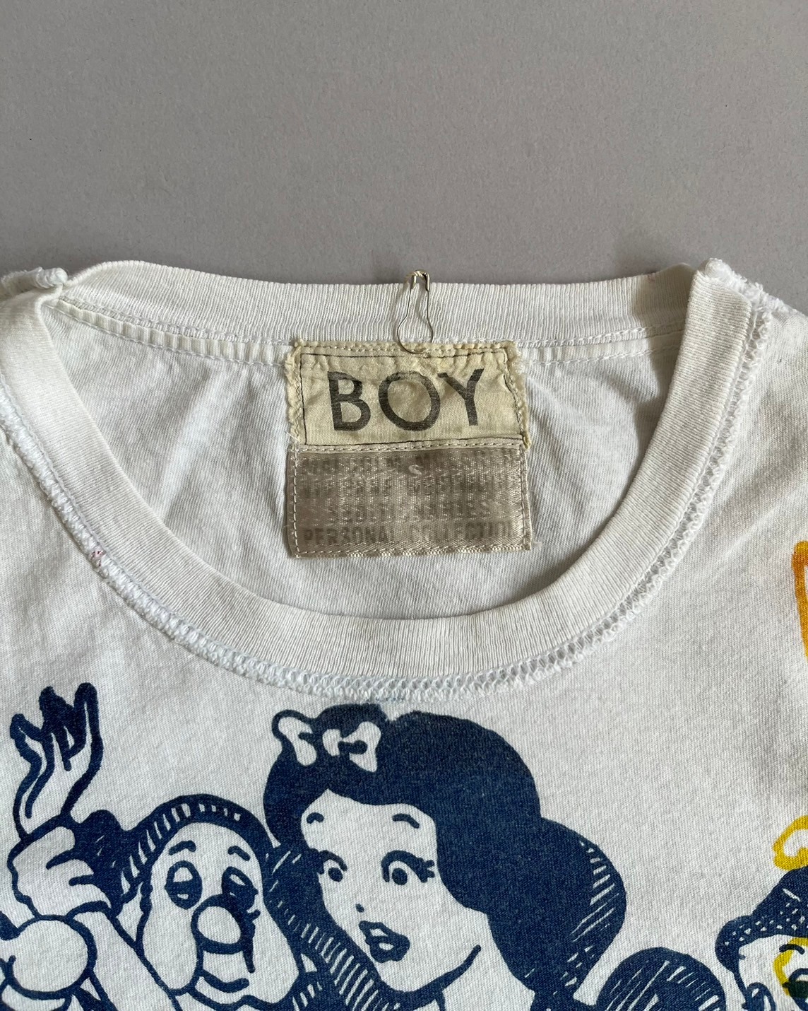 USED 】BOY SEDITIONARIES 白雪姫 T-Shirt /240429-11 USED 】BOY SEDITIONARIES 白雪姫 T-Shirt /240429-11