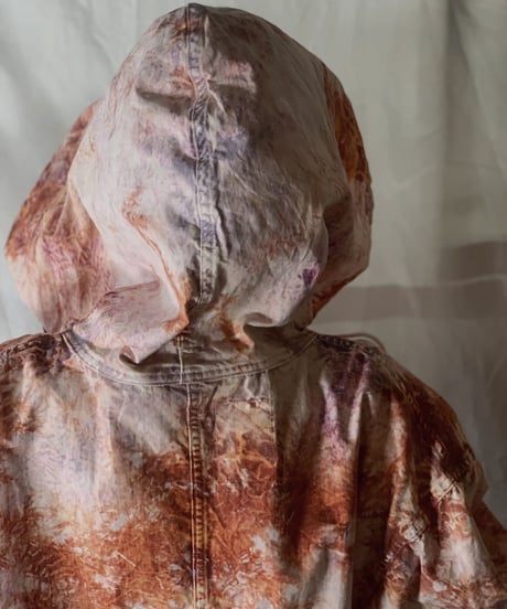 【USED】Tie Dye Dyeing USA Snow Parker②/210226-016