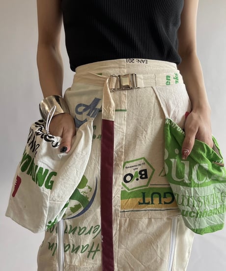 【RE;CIRCLE】RE Eco-Friendly Bag Belt Bag Skirt  / 240905-034