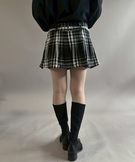 【USED】Check Pattern Mini Skirt /260502-003