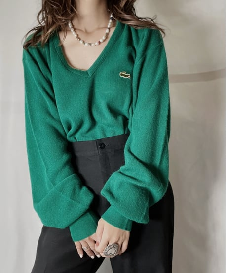 【USED】   LACOSTE Knit Top 13/211126-029