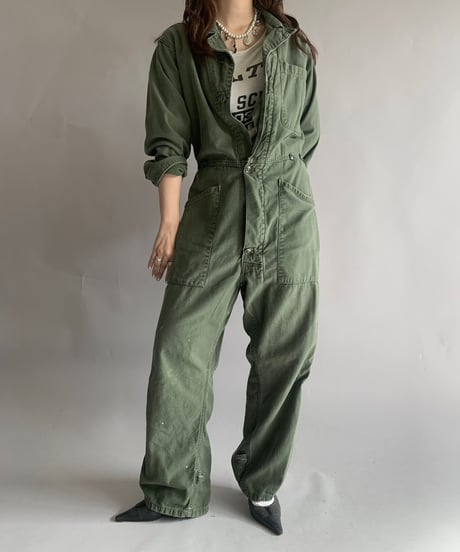 【USED】 Military Jump Suit  /241109-037