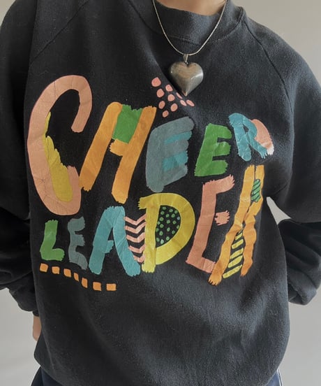 【USED】 Made in USA 90’s Jerzees Cheer Leader Sweat Top /250111-002