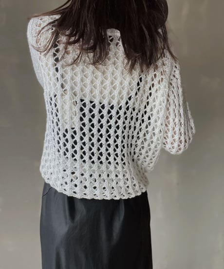 【USED】Crochet L/S Top/ 220312-002