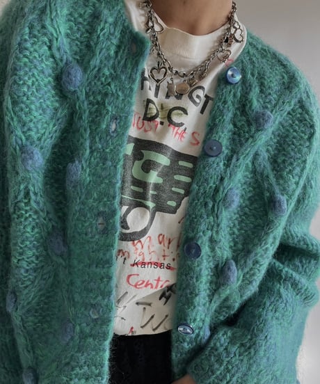【USED】 Pattern Knit Cardigan /250111-011