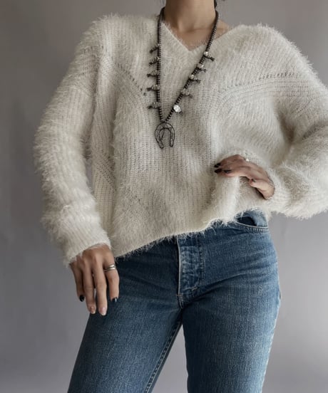 【USED】  Shaggy Knit / 221029-001