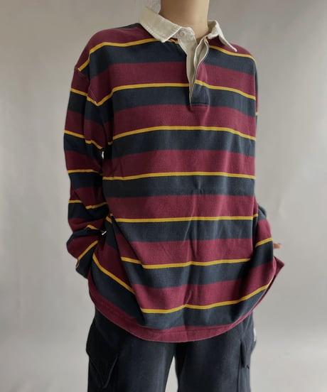 【USED】 Ivy Crew Rugby Shirt / 220910-009