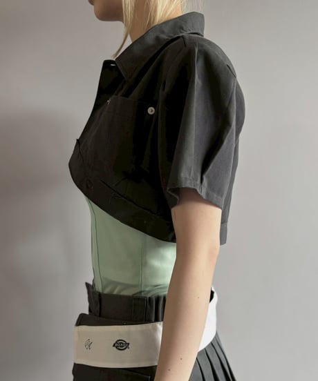 【Chinatsu Aoyama】 RE Makers Shirt Charcoal / 260702-024